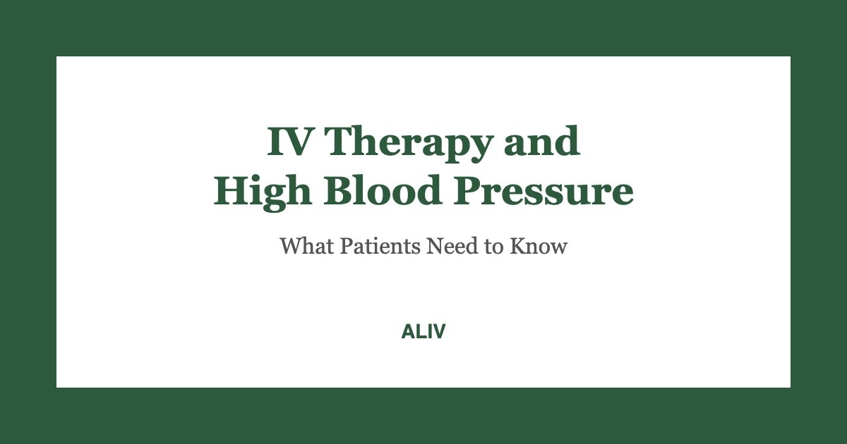 ALIV Mumbai IV therapy for hypertensive patients — nurse monitoring blood pressure during IV infusion session
