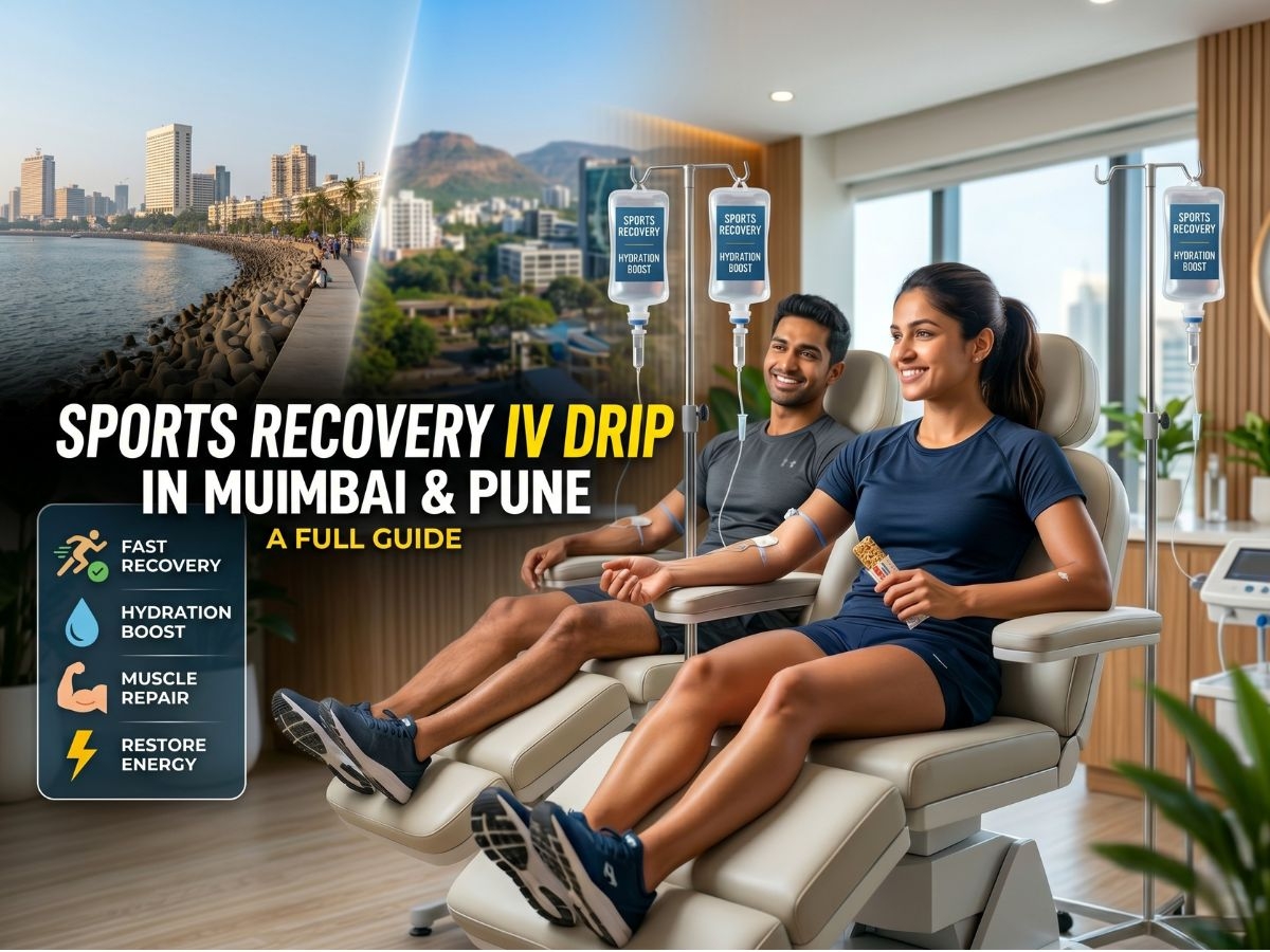 Athelets Sports Recovery by IV Drip